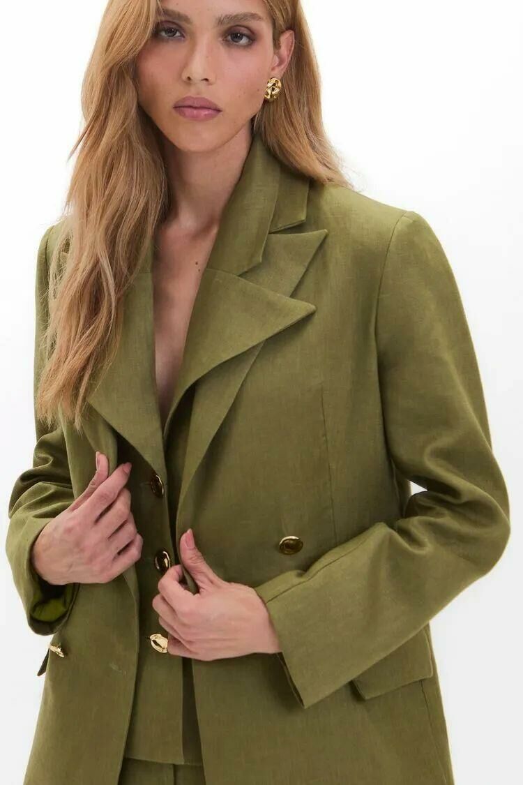 Imagem de Blazer Selena Verde Bamboo Le Blog